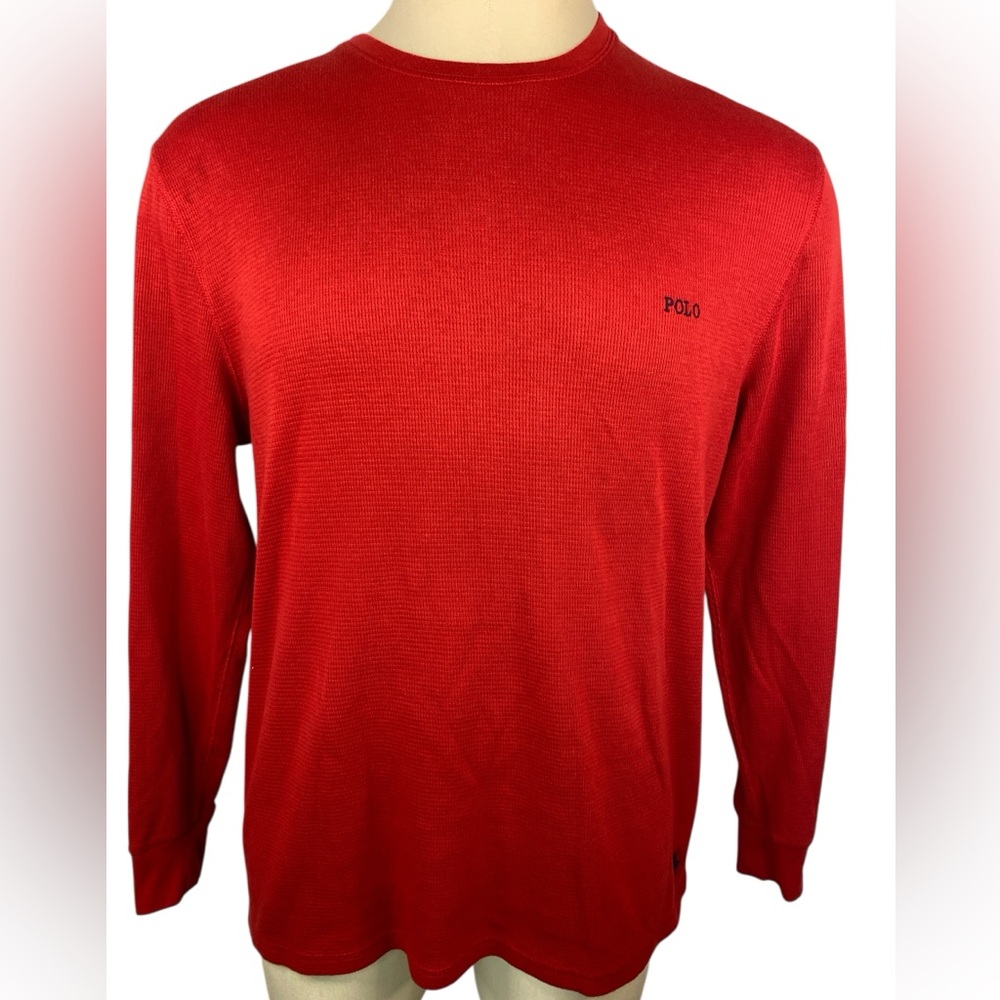 Polo Ralph Lauren Red Long Sleeve Shirt Men’s XL